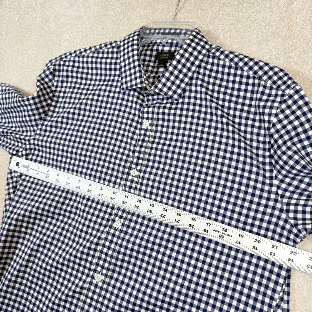 J.Crew Ludlow 120's 2-Ply XL Long Sleeve Gingham Checkered Button Down‎ Shirt
